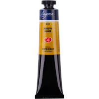 Краска акриловая 46мл золото майя металлик туба Ладога 7604973