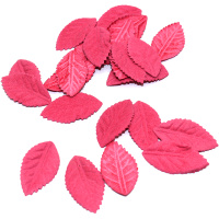 Листья декоративные 3,5см красные 25шт/уп. Y9519-19