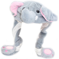Шапка "Слон" плюш Y8842-19