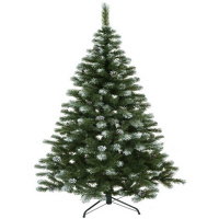 Ель "Амурская" 1,5м зеленая, заснеженная с шишками 5815