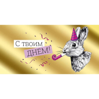 Конверт для денег "С твоим днем!" 168х84мм 41.691.00