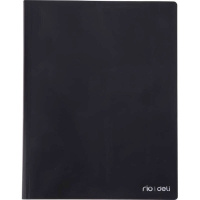 Папка 60 вкладышей "Rio" А4 полипропилен 0,30мм черная EB00602