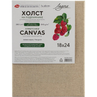 Холст на подрамнике 18х24см 280г/м2, 45% хлопок 55% лён, мелкое зерно 2473103-18х24