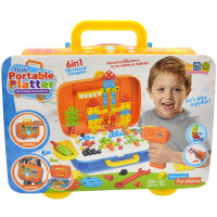 Конструктор - мозаика 258 деталей 6 в 1, в чемодане, 30х21см 201217-96