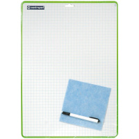 Доска для рисования А3 с маркером и губкой белая 7789