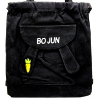 Сумка 37х34х3см 1 отделение, 1 карман, текстиль, черная FB1258