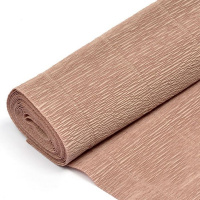 Бумага гофрированная 50х250см 023, коричневая Y9155-19