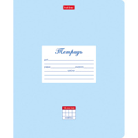 Тетрадь А5 18л клетка "Пастель. Голубая" на скобе 18Т5В1_05147/055612