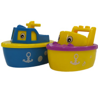 Катер "Веселые друзья" пластик 9х5х7см 1042779R/5104