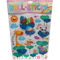 Наклейки интерьерные "Детские" 35х60см ассорти TH2271