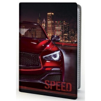 Визитница 28 визиток 7х10см "Скорость" пвх 2878-5