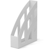 Лоток д/бумаг вертикальный "Office Classic" ширина 7,5см белый, пластик 53241