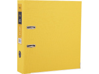 Папка-регистратор А4 75мм "Rio" полипропилен желтая EB20150