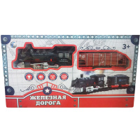 Железная дорога Паровоз + 1 вагон (размер в сборке 78х78см), (свет, звук), пластик T659-D7193 Железная дорога Паровоз + 1 вагон (размер в сборке 78х78см), (свет, звук), пластик T659-D7193