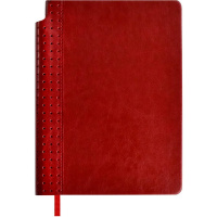 Ежедневник недатированный А5 "Escalada" 240стр., бордовый, искусственная кожа "Сариф" 67231