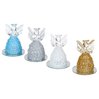 Сувенир "Ангел" 9см стекло, 4 вида Y212-13