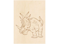 Набор для выжигания 13х18см "Динозавры №1" доски 5шт 840015