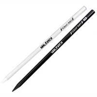 Набор пастельных карандашей монолитов, белый и черный, 2шт 810015