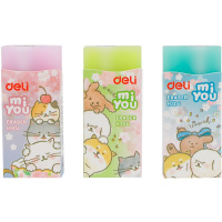 Ластик "MiYou" прямоугольный, 60х24х12мм, 3 цвета EH304