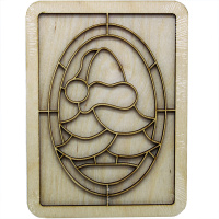 Заготовка для раскрашивания "Ёлка" 17х12,5см фанера 3мм 230017