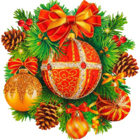 Украшение новогоднее с фигурами 92518