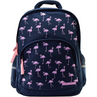 Рюкзак "Фламинго" 40х30х19см, 800гр, 2 отделения, 3 кармана, синий 12-002-078/02