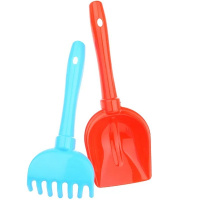 Набор д/песка №72 (лопатка №5, грабли №5) 22х8х5см в сетке 4710