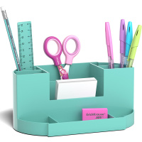 Набор настольный "Victoria. Pastel Mint" 28,5х12,5х22см 9 предметов, пластик, мятный 53685