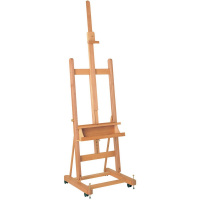 Мольберт студийный с регулятором угла наклона 66х60х375см, дерево Mabef M/06