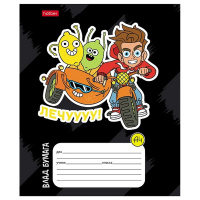 Тетрадь А5 12л клетка "Влад А4" на скобе 5 дизайнов 12Т5В1/082389