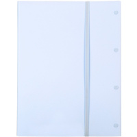Папка 40 вкладышей "Macaron" А4/А3 полипропилен 0,75мм на резинке голубой EB02912