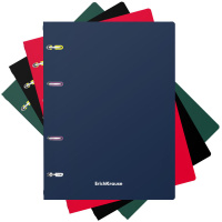 Тетрадь на кольцах А5 80л клетка "Classic" пластиковая обложка 49677