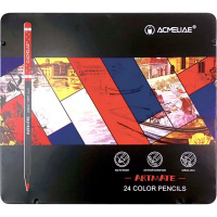 Карандаши 24 цвета "Blackwood Artmate" круглые дерево, металл 43568