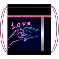 Сумка для сменной обуви "Элит. Любовь" 36x46см 1 отделение с карманом СДС-711