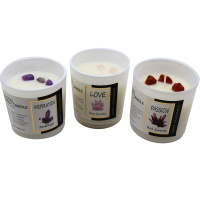 Свеча в подсвечнике ароматизированная 8х9см, 2 вида Y10535-24