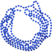 Бусы Шары 6мм 2,7м синие Y5090-17
