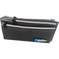 Пенал "Basket" 22х9,5х7см прямоугольный, 2 отделения, 1 карман, текстиль, с ручкой, на липучке, 3 цв