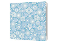 Салфетка 33х33мм 1шт Круги трехслойная 1005512