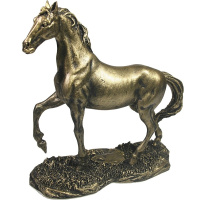Сувенир "Конь" 15х9х15см бронза, полистоун 718578/I187