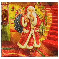 Салфетка для декупажа 33х33мм 1шт Дед Мороз Y6797-18