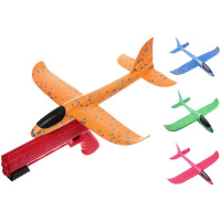 Самолет-планер 36см с запускным устройством, пенопласт/пластик XJ2390