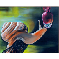 Живопись по номерам (акрил) 40х50см "После дождя" сложность 4, холст на подрамнике N 00141