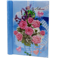 Фотоальбом магнитный 20 листов 24х15см "Цветы" 25х19х2,5см 4 вида XC2387