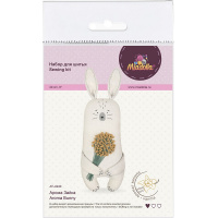 Набор для шитья "Арома Зайка" (ткань, нитки, игла, аромат.гранулы, выкройка) AT-0240