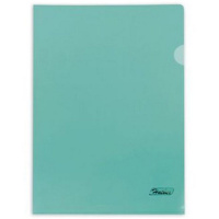 Папка-уголок А4 пластик 0,18мм зеленый полупрозрачный AG4_00104040032