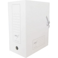 Папка архивная с завязками А4 150мм белая АС-17