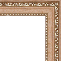 Рамка 20х30см светло-коричневая/золото 34мм