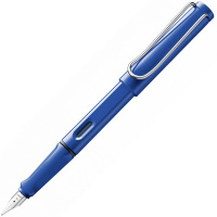 Ручка РП "Lamy Safari 014" EF синяя, корпус синий, пластик 4000139