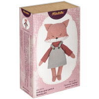 Набор для шитья "Лисичка Эмбер" (ткань, пуговицы, нитки, игла, выкройка) MN-0318