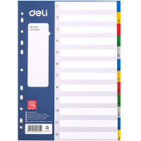 Разделитель А4 12 цветов/цифровой 1-12 E5725А